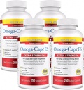 Omega-Caps Extra Strength for Large Breeds-Vet Formulated for Healthy Radiant Skin " Coat while Reducing Shedding. Contiene Omega 3 para Immune System Support, Easy to Dose, 1000 Soft Gel Capsules