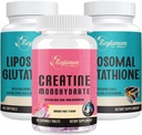 Liposomal Glutathione 2 Pack & Creatine Monohydrate 1 Pack