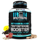 Iron Brothers Men’s Testosterone Support Supplement – I3C (Indole-3-Carbinol), Tribulus Terrestris & Grape Seed Extract – Metabolic & Performance Support Formula – 60 Vegan Capsules – 30 Day Supply