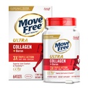 Mover libre ultra triple acción conjunto de apoyo Suplemento - Tipo II Collagen Boron " Hialuronic Acid - Soportes Conjunto Comfort, Cartiliage " Huesos en 1 Tiny Pill Por Day, 64 Tablets (64 porciones)*
