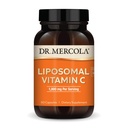Dr. Mercola Liposomal Vitamina C - Cerebro, Corazón, Eye &amp; Immune Support - Proporciona 1.000 mg de Bioavailable Vitamina C - No Gluten-Free &amp; Soy-Free - 60 cápsulas (30 servidos)