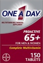 Uno al día Proactivo 65 Plus Multivitamínicos para Hombres y Mujeres, 150 Tabletas (Pack of 2) por One-A-Day