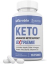 Microbio Keto ACV Extreme Pills 1675MG Keto Support Blend Capsule Alternative to Keto ACV Gummies Formulado con Apple Cider Vinegar Extra Virgin Olive Oil Powder Green Tea Leaf 60 cápsulas
