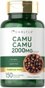 Carlyle Camu Camu con Vitamin C TENIDO 2000mg ANTE 150 cápsulas TENIDA Herb Extract Supplement TEN Myrciaria Dubia ANTE No GMO y Gluten Free