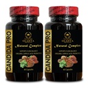 Suplemento de apoyo de Candida - Asistencia Digestiva Píldoras, Apoyos Flora Intestinal Saludable &amp; Sistema Inmune Apoyo con Enzimas Digestivos - 2 Botellas 120 Cápsulas