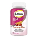 Caltrato Gummy Bites 500 mg Calcio y Vitamina D Suplemento, Cereza Negra, Fresa, Orange - 50 Conde
