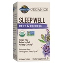 Jardín de Vida Orgánicas Descanso del sueño > Refrescos 30 Tabletas, Balm de limón, Tea verde Extracto L-Theanine, Golondrina Root, Chamomile, Probióticos-Organic No GMO Vegan Gluten Suplemento Herbario Libre