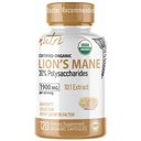 Fusiones de la naturaleza Nutri Leones orgánicos Mane Suplemento cápsulas - 1900 mg, 10:1 Doble Extracción, 120 Conde - Extracto de hongos (Fruiting Body) - Tercera Parte testado