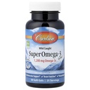 Carlson - Super Omega-3 Gems, 1200 mg Omega-3, Wild Caught, Fuente sostenible, 50 geles blandos