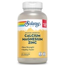 SOLARAY Calcio Magnesio Zinc Suplemento - con Calcio 1000mg, Magnesio 500mg - Hueso Salud, Función Musculo, Salud del Corazón y Soporte Inmunitario - Vegan, 60 Días Garantía, 68 Servimientos, 275 VegCaps
