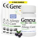 Genexa Allergy Care tóxico Drug Free, Non-Drowsy Allergy & Decongestant Relief for Adults ← Vegan " Non-GMO ← Alivio de la Alergia Homeopática Made Clean ← Orgánica Acai Berry Flavor  180 Chewable Tablets