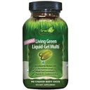 Irwin Naturals Mujeres Viviendo Verde Líquido-Gel Multi Vitamina - 70 Nutrientes esenciales, Vitaminas, Alimento integral - Asistencia dirigida - 120 Liquid Softgels