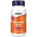 AHORA Suplementos de alimentos, ácido pantoténico (Vitamin B-5) 500 mg, vitamina B-Complex, 100 cápsulas