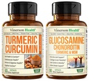 Curcumina Turmérica con extracto de cobre negro " Condroitina de Glucosamina