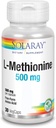 SOLARAY L-Methionine - Forma libre Aminoácidos - 500 MG (30 cápsulas)