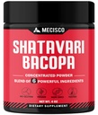 6in1 Shatavari Powder Organic - Blended with Shatavari Root, Bacopa Monnieri, Ashwagandha Root, Vitex Berry, Fenugreek " Black Pepper - Supports Rejuvenation, Promotes Energy & Vitality - 4 Oz