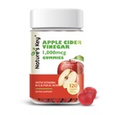Manzana clave de la naturaleza Vinagre Gummies 120 Conde ACV Gummy con Folic Vitamina B6 B12 Beetroot & Pomegranate - Vegan, No GMO &amp; Gluten-Free