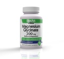 Magnesio Glycinate 200 mg por Serving, Muscle y Salud Cardiovascular, Magnesio Buffered, Salud y Metabolismo Nutriente, Alta Biodisponibilidad, 60 Servimientos