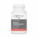 Mantenimiento metabólico Betaine HCL + Enzima Digestiva Pepsin - Digestión Proteína + Suplemento de Apoyo Gut Health (100 cápsulas)