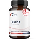 Diseños para cápsulas de Taurina de Salud - 1000mg (1g) Píldoras de Aminoácidos Taurina - Soporte Cardiovascular - Suplemento No GMO + Vegan (120 cápsulas)