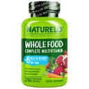 NATURELO Mens Multivitamins - Multivitamínico integral para hombres con vitaminas, minerales - 240 cápsulas vegetarianas para energía, cerebro, corazón, salud ocular*