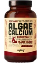 Suplemento de calcio - Alimento completo con vitamina K2 " D3, Magnesio, zinc, hierro, complejo mineral. Fuente Sosteniblemente de Alga Roja. para Fuerza de Bone y Apoyo. Non-GMO & Vegan 90 cápsulas.