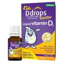 Ddrops Kids Booster 600IU 100 gotas - Daily Liquid Vitamin D for Kids. Support Strong Bones & Immune System in Children. Sin conservantes, sin azúcar, sin GMO, Alergía-Amigo