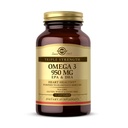 Solgar Triple Strength Omega 3 950 mg - 50 Softgels - Apoya la salud conjunta de la piel - No GMO, Gluten Gratis, Dairy Gratis - 50 Servimientos