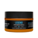 Vivido barba mantequilla, 3 fl oz - Hecho en los Estados Unidos - All-Natural Leave-in acondicionador y suavizador con Shea ¦ Legend Scent - Sandalwood, Vanilla