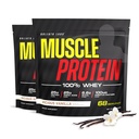 COLOSSAL LABS Muscle Whey Protein Flavored Protein Powder, 25,000mg Amino Acids/Serving, Cold Filtered(Packaging May Vary) (10 Pound (Pack of 2), Vanilla)