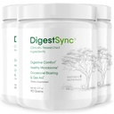 DigestSync Digestion Supplement for Gut Health - Natural Powder for Digestive Support, Bloating Relief for Women &amp; Men, 100% Natural Green Powder - 3 Month Supply