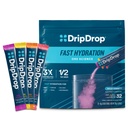 DripDrop Hydration Packets - Bold Variety Pack - Single Serve Electrolytes Powder Drink Mix - Watermelon, Berry, Lemon, Orange - Non-GMO, Gluten Free, Vegan - 32 Sticks