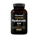 NatureBell Hialuronic Acid Suplementos 250mg tención 240 cápsulas, con Biotina 5000mcg &amp; Vitamina C 25mg, 3 en 1 Apoyo