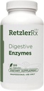 HormonasSynergy Digestive Enzymes 120 Vegetable Capsules ¦ Multi Acid Resistant, Vegan-Suitable Digestive Enzymes*