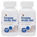 Forever Living - Arctic Sea Omega-3 Suplemento - EPA y DHA Blend for Heart, Brain and Eye Health - Gluten-Free - 240 Softgels (Pack of 2)