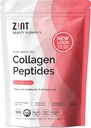 Péptidos de colágeno Zint (32 oz): Paleo-Amén, Keto-Certified, Grass-Fed Hidrolyzed Collagen Protein Supplement - Unflavored, Non GMO