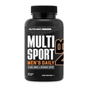 NutraBio Multisport para Hombres - Mens MultiVitamin - 33 Vitaminas, Minerales, Micronutrientes - Rico en Antioxidantes - Apoya Peak Athletic Performance, Energía, Metabolismo (120 cápsulas vegetales)