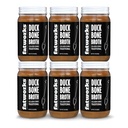 Fatworks Gourmet Cage-Free Duck Bonth, Tradicional Flavor, Keto, Paleo, Collagen Rich, Preservative Free, 6 pack de 15 oz. Jars