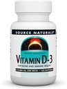 Fuente Naturals Vitamina D-3, Soporta Bone & Immune Health*, 250 mcg (10.000 UI) - 120 Softgels