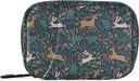 Deer animal conejo caja de píldoras 7 días caja de píldoras de viaje caja de organizador bolsa con cremallera caja semanal portátil tamaño compacto para el suplemento de vitamina