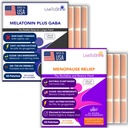 Menopause Relief and Melatonin Sleep Patch Bundle - 2 Packs - Hot Flashes, Night Sweats, Mood Swings Relief Plus Restful Sleep Patches - 30 Day Supply Por Pack (60 Patches) - USA Hecho por Live To Shine