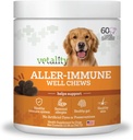 Vetality Aller-Immune Skin &amp; Coat Well Chews for Dogs 60 ct
