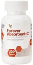 Para siempre Vivir - Absorbent-C, Naranja y Sabor de Miel, Suplemento de Vitamina C con Bran de Avena, Apoyo Inmunitario, Salud de la Piel, 1 Botella (100 Tablas)