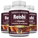 Reishi Mushroom Extract – 10:1 Concentration – 1000mg – 60 Tablets – Pack de 3 – Immune Support – Vegetarian Safe – Gluten Free – Ganoderma Lucidum