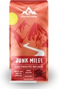 Junk Miles - Medium Roast - Infused with Electrolytes Powder - Athlete Hydration - Café para corredores - Keto Electrolytes: Sodio, Calcio, Magnesio, " Potasio (Ground, 16 Oz)