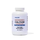 Calcio de ostra mayor con vitamina D3 500 mg / 5 mcg (200 UI) - Suplemento diario de calcio - 300 tabletas (1 paquete)