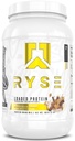 Polvo de proteína cargada RYSE - Cinnamon Toast - 25g Whey Protein Isolate " Concentrate with Prebiotic Fiber " MCTs - Low Carb, Low Sugar, Digestive-Friendly - 27 Servings / 2 lb Tub