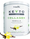 Keto Collagen Protein Powder con MCT Oil – Keto y Paleo Friendly Grass Fed and Pasture Raised Hydrolyzed Collagen Peptides – Fits Low Carb Diet y Keto Snacks – KEYTO Vanilla Flavor
