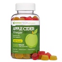 Manzana Vinagre Gummies (Keto Friendly) con Madre (100 Gummies, Botella Extra Grande) para la Digestión y Detox, mejorado con Ginger Dry Extract (Chewable, Made in The USA, Gluten Free)