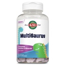 KAL MultiSaurus Kids Chewable Multivitamins, 11 Vitaminas y Minerales Esenciales para Niños, Sabor de Berry mixto, Gluten y Preservative Free, 90 Servings, 90 Chewables Dinosaurio-Shaped